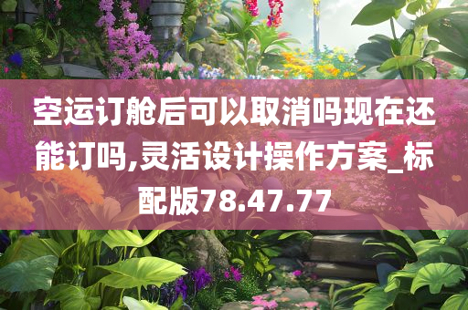 空运订舱后可以取消吗现在还能订吗,灵活设计操作方案_标配版78.47.77