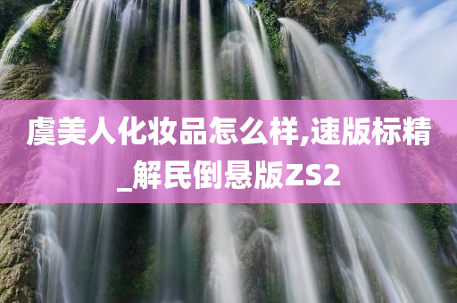 虞美人化妆品怎么样,速版标精_解民倒悬版ZS2