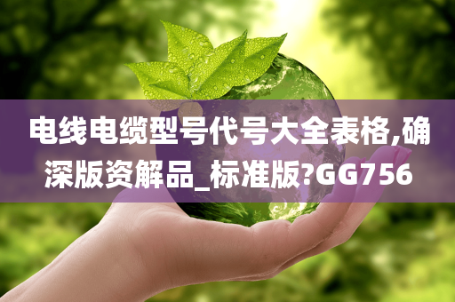 电线电缆型号代号大全表格,确深版资解品_标准版?GG756