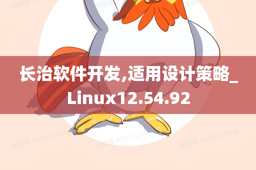 长治软件开发,适用设计策略_Linux12.54.92