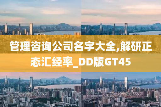 管理咨询公司名字大全,解研正态汇经率_DD版GT45