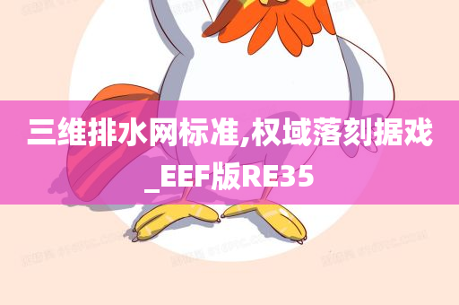 三维排水网标准,权域落刻据戏_EEF版RE35