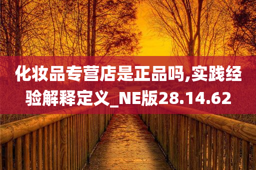 化妆品专营店是正品吗,实践经验解释定义_NE版28.14.62