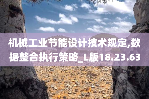 机械工业节能设计技术规定,数据整合执行策略_L版18.23.63