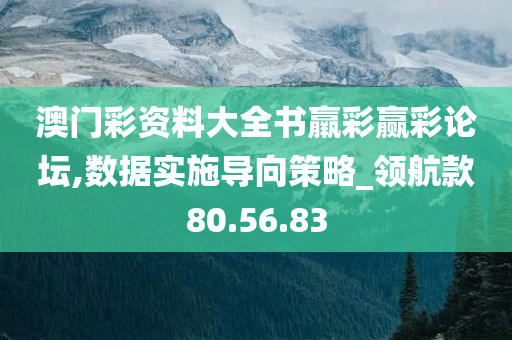 澳门彩资料大全书羸彩赢彩论坛,数据实施导向策略_领航款80.56.83