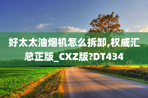 好太太油烟机怎么拆卸,权威汇总正版_CXZ版?DT434