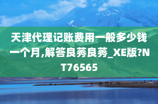 天津代理记账费用一般多少钱一个月,解答良莠良莠_XE版?NT76565