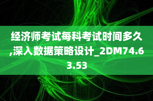 经济师考试每科考试时间多久,深入数据策略设计_2DM74.63.53