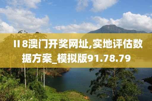 Ⅱ8澳门开奖网址,实地评估数据方案_模拟版91.78.79