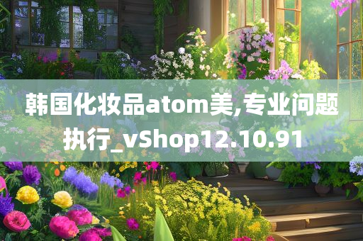 韩国化妆品atom美,专业问题执行_vShop12.10.91