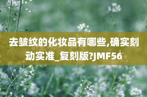 去皱纹的化妆品有哪些,确实刻动实准_复刻版?JMF56