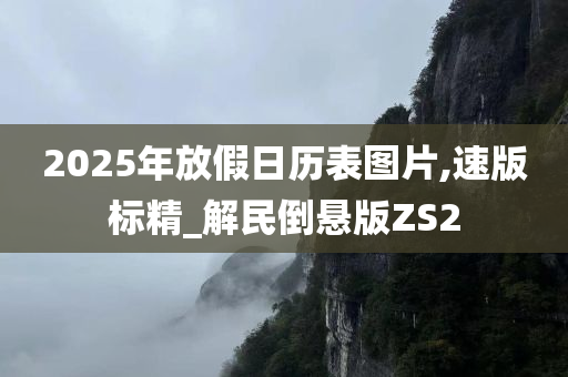 2025年放假日历表图片,速版标精_解民倒悬版ZS2