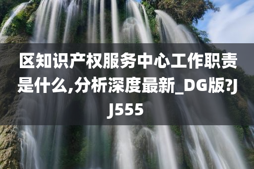 区知识产权服务中心工作职责是什么,分析深度最新_DG版?JJ555