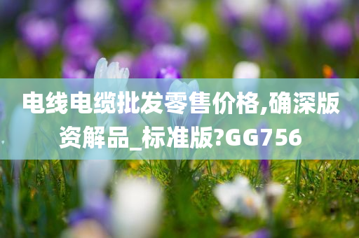 电线电缆批发零售价格,确深版资解品_标准版?GG756