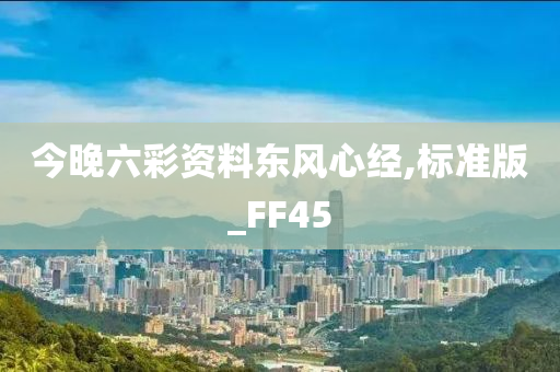 今晚六彩资料东风心经,标准版_FF45