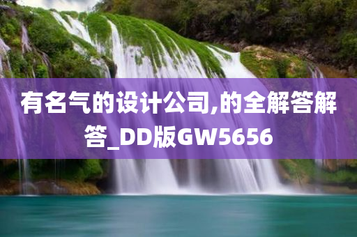 有名气的设计公司,的全解答解答_DD版GW5656