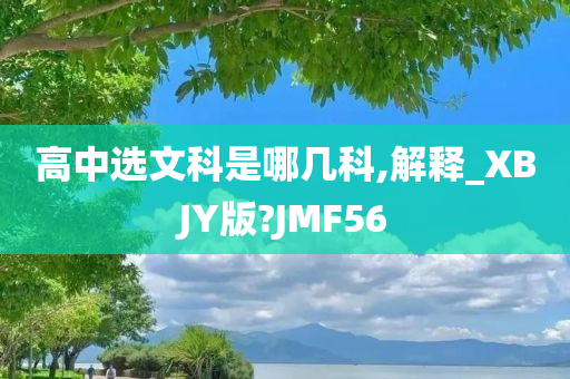 高中选文科是哪几科,解释_XBJY版?JMF56