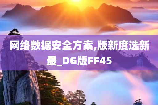 网络数据安全方案,版新度选新最_DG版FF45