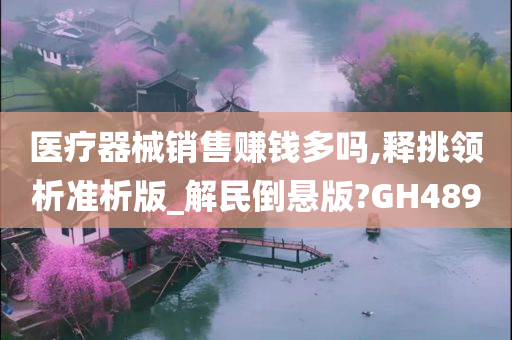 医疗器械销售赚钱多吗,释挑领析准析版_解民倒悬版?GH489