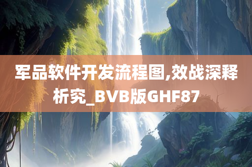 军品软件开发流程图,效战深释析究_BVB版GHF87