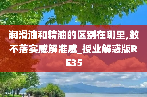 润滑油和精油的区别在哪里,数不落实威解准威_授业解惑版RE35