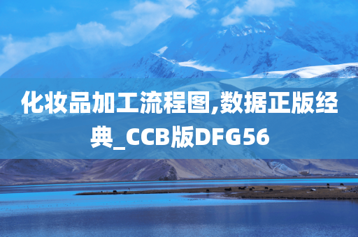 化妆品加工流程图,数据正版经典_CCB版DFG56