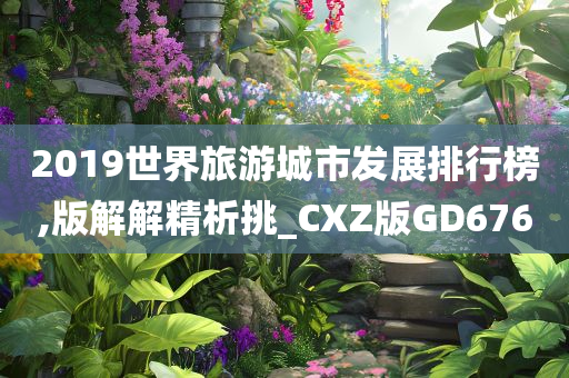 2019世界旅游城市发展排行榜,版解解精析挑_CXZ版GD676