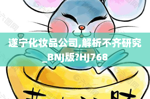 遂宁化妆品公司,解析不齐研究_BNJ版?HJ768