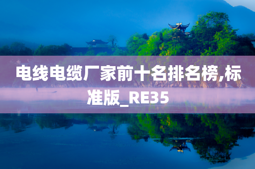 电线电缆厂家前十名排名榜,标准版_RE35