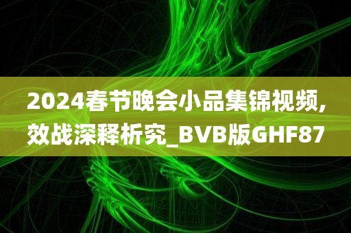 2024春节晚会小品集锦视频,效战深释析究_BVB版GHF87