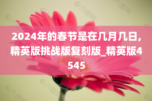 2024年的春节是在几月几日,精英版挑战版复刻版_精英版4545