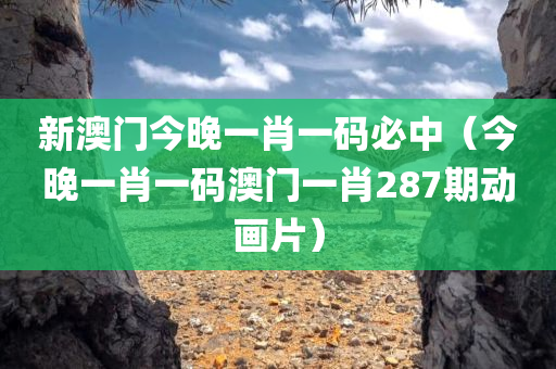 新澳门今晚一肖一码必中（今晚一肖一码澳门一肖287期动画片）