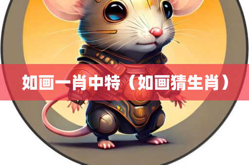 如画一肖中特（如画猜生肖）