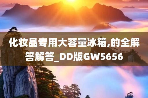 化妆品专用大容量冰箱,的全解答解答_DD版GW5656