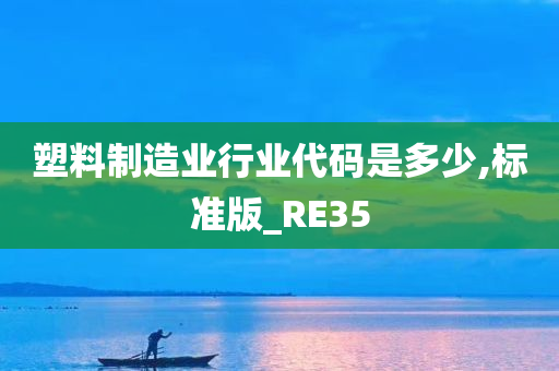 塑料制造业行业代码是多少,标准版_RE35