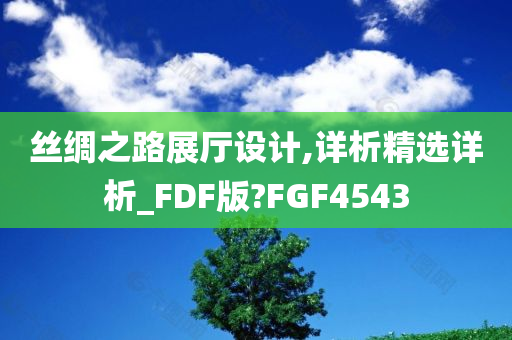 丝绸之路展厅设计,详析精选详析_FDF版?FGF4543