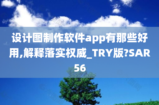 设计图制作软件app有那些好用,解释落实权威_TRY版?SAR56