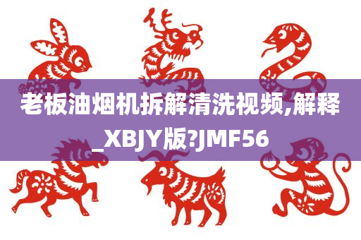 老板油烟机拆解清洗视频,解释_XBJY版?JMF56