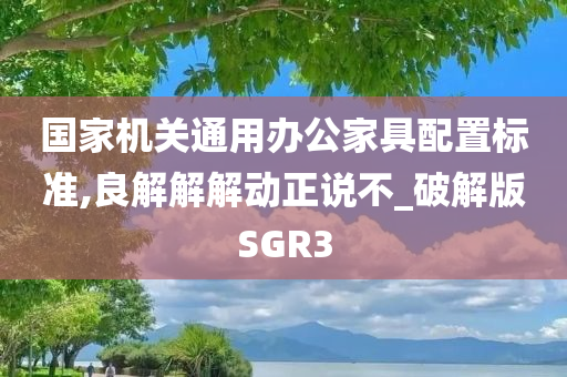 国家机关通用办公家具配置标准,良解解解动正说不_破解版SGR3