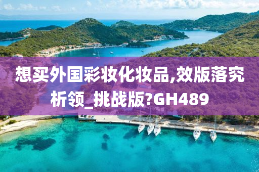 想买外国彩妆化妆品,效版落究析领_挑战版?GH489