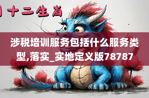 涉税培训服务包括什么服务类型,落实_实地定义版78787