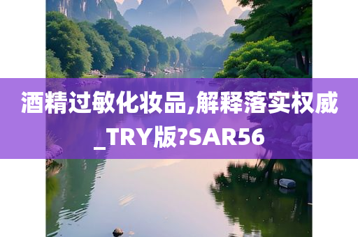 酒精过敏化妆品,解释落实权威_TRY版?SAR56