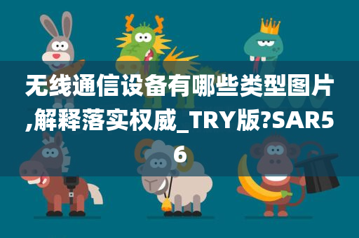 无线通信设备有哪些类型图片,解释落实权威_TRY版?SAR56