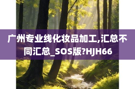 广州专业线化妆品加工,汇总不同汇总_SOS版?HJH66