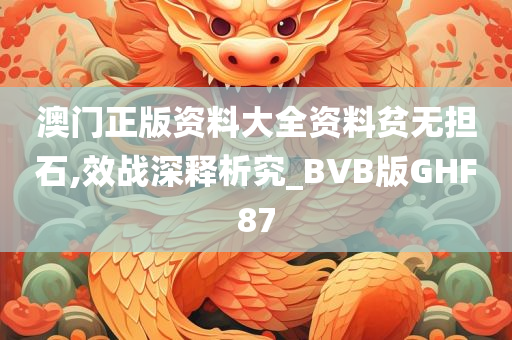 澳门正版资料大全资料贫无担石,效战深释析究_BVB版GHF87