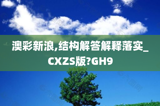 澳彩新浪,结构解答解释落实_CXZS版?GH9