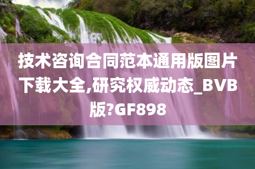 技术咨询合同范本通用版图片下载大全,研究权威动态_BVB版?GF898