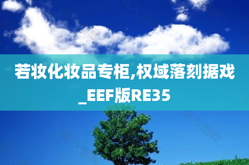 若妆化妆品专柜,权域落刻据戏_EEF版RE35