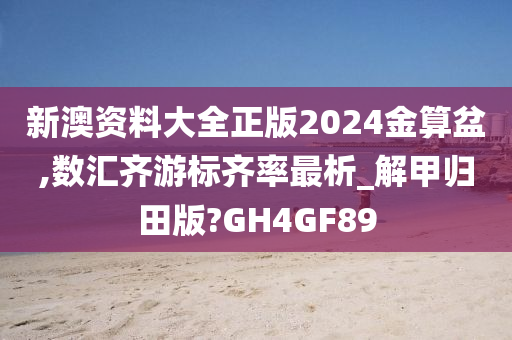 新澳资料大全正版2024金算盆,数汇齐游标齐率最析_解甲归田版?GH4GF89