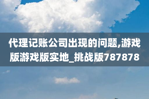 代理记账公司出现的问题,游戏版游戏版实地_挑战版787878